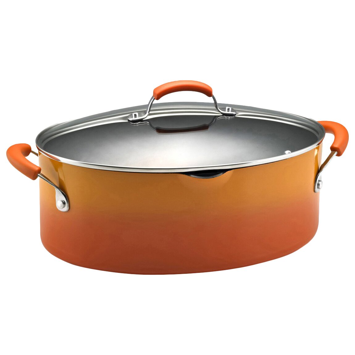 Rachael Ray Porcelain Nonstick Qt Stock Pot With Lid Reviews Wayfair